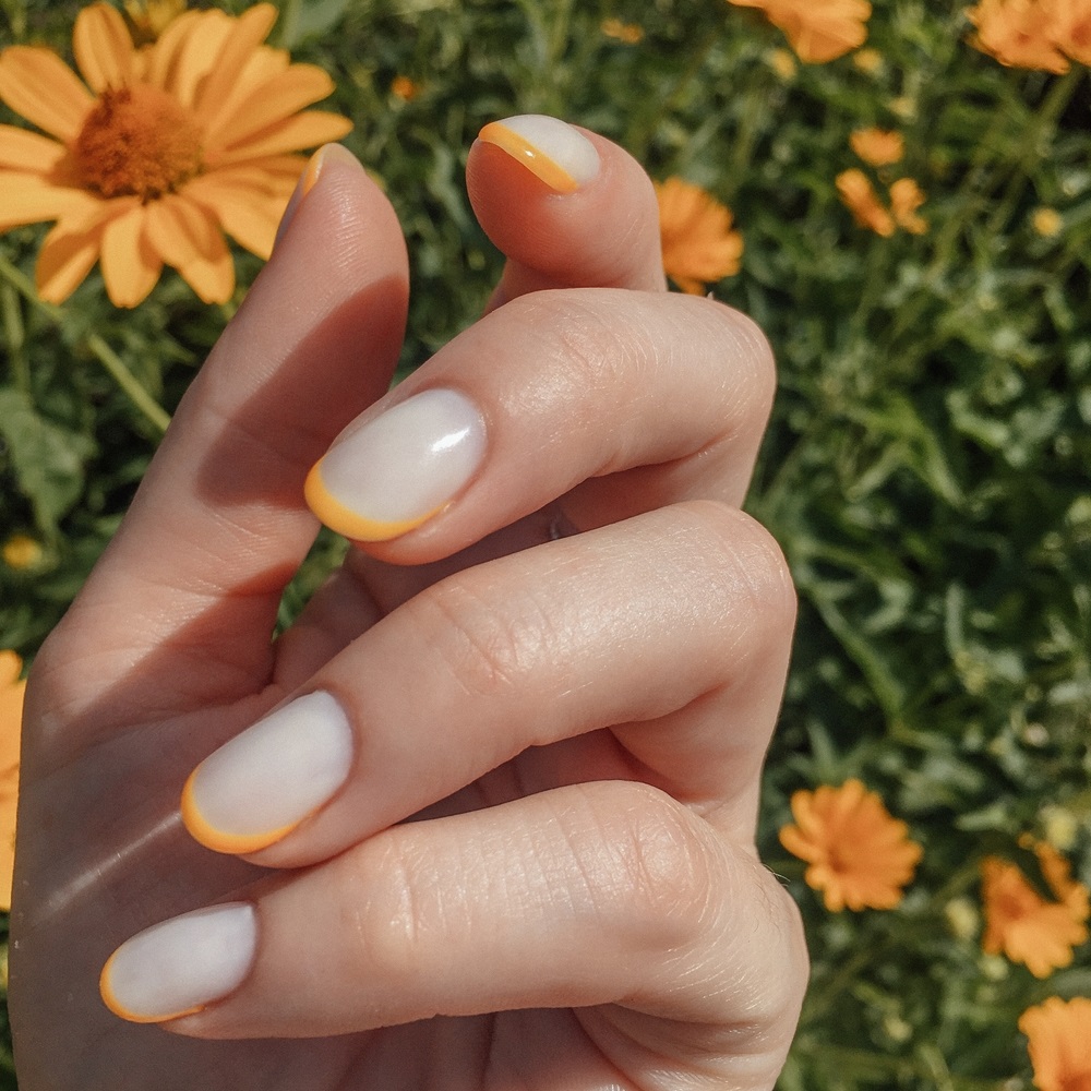 micro manichiura french