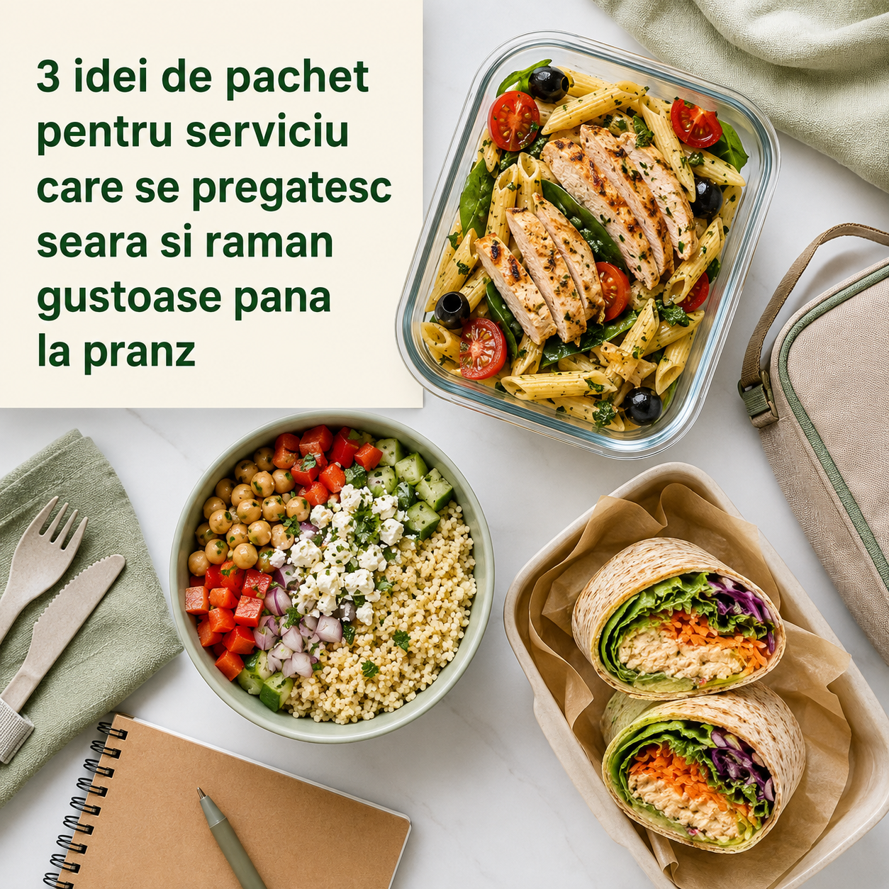 retete culinare: idei de mancare de luat la pachet la serviciu