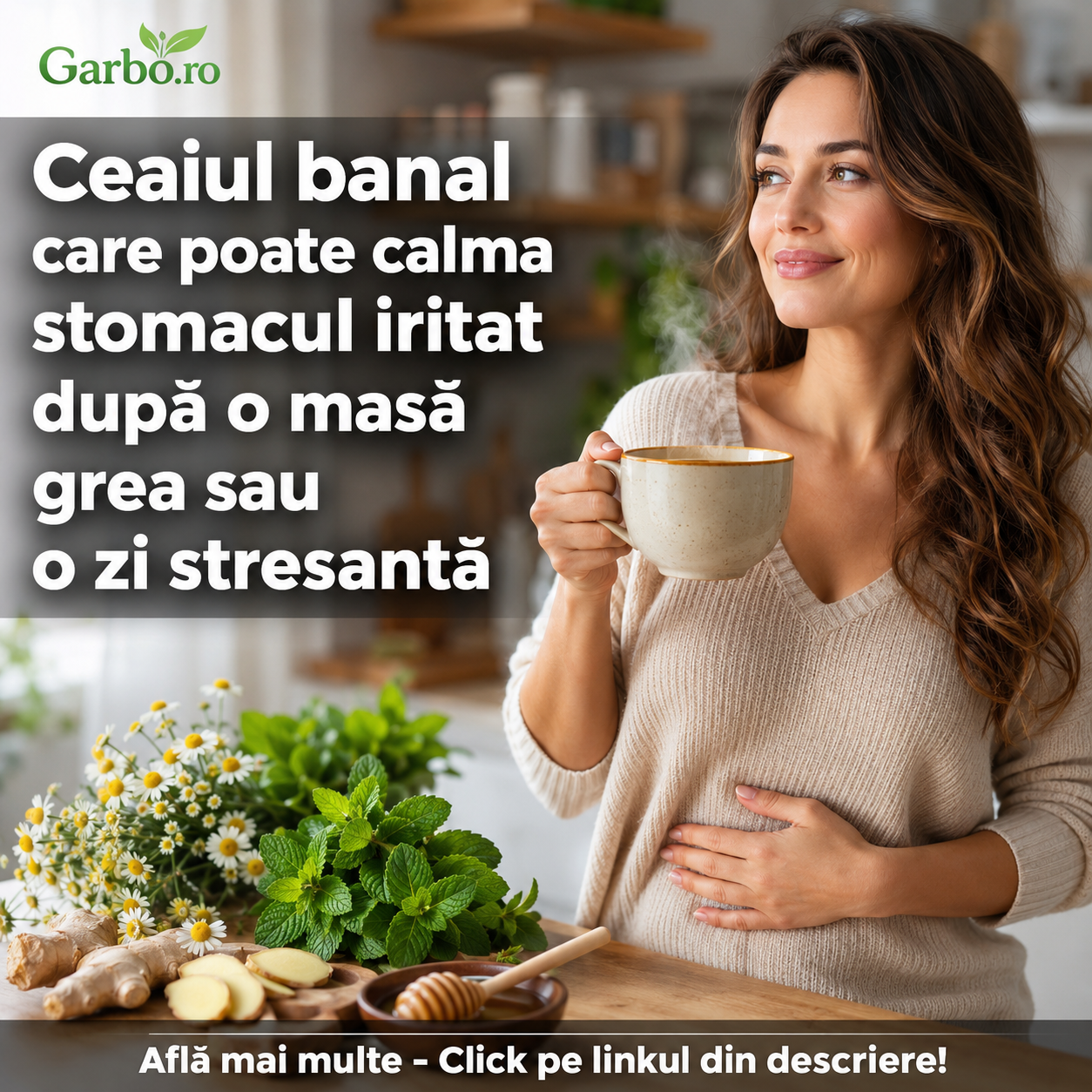ceai care calmeaza durere de stomac