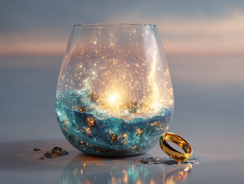 de ce e bine sa intorci un pahar cu gura in jos