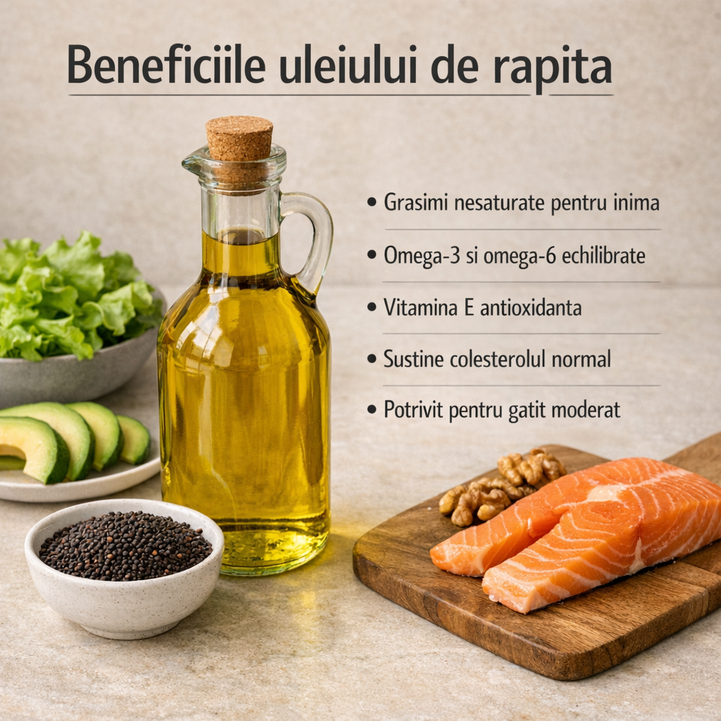 beneficii ulei de rapita pentru sanatate