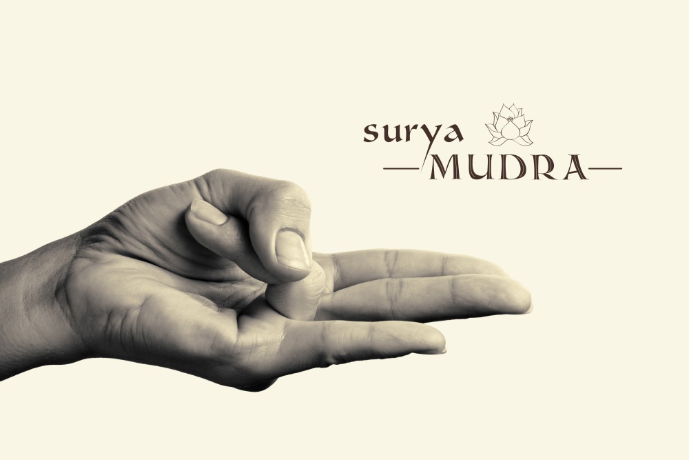 Surya sau Agni mudra.