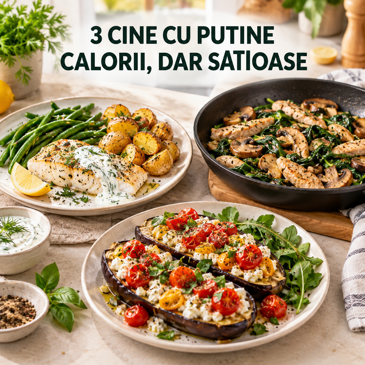 retete culinare cina cu putine calorii