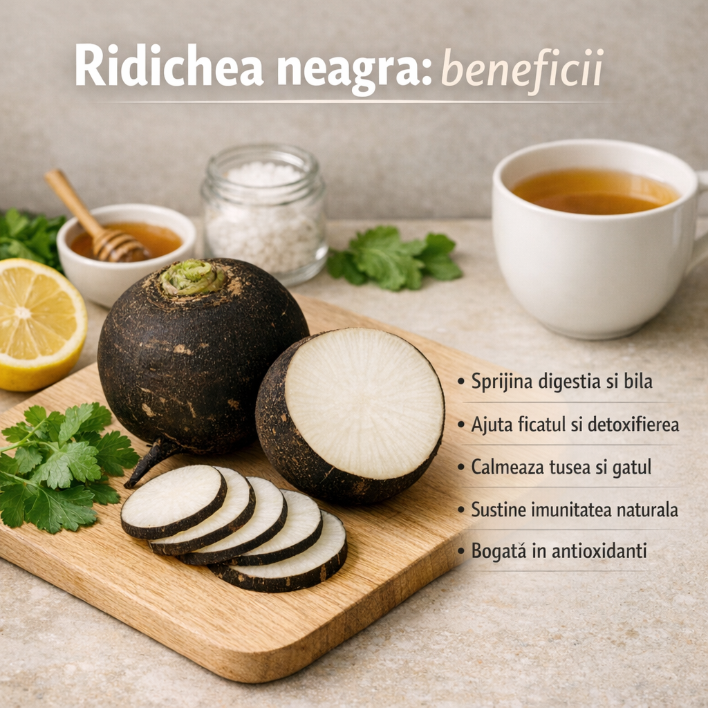 ridiche neagra beneficii