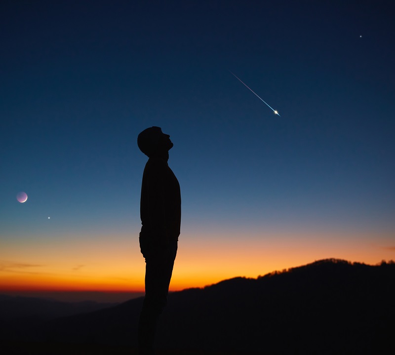 ce inseamna cand vezi o stea cazatoare