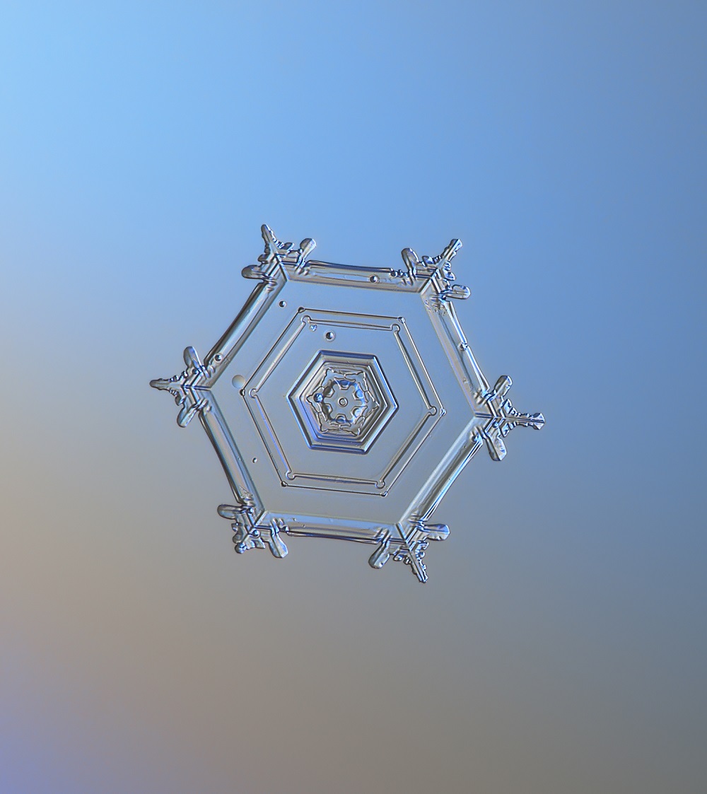 fulg de nea pattern simplu