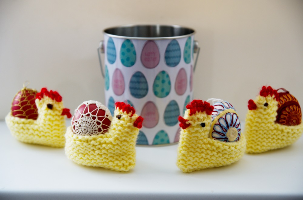 suport de oua impletit