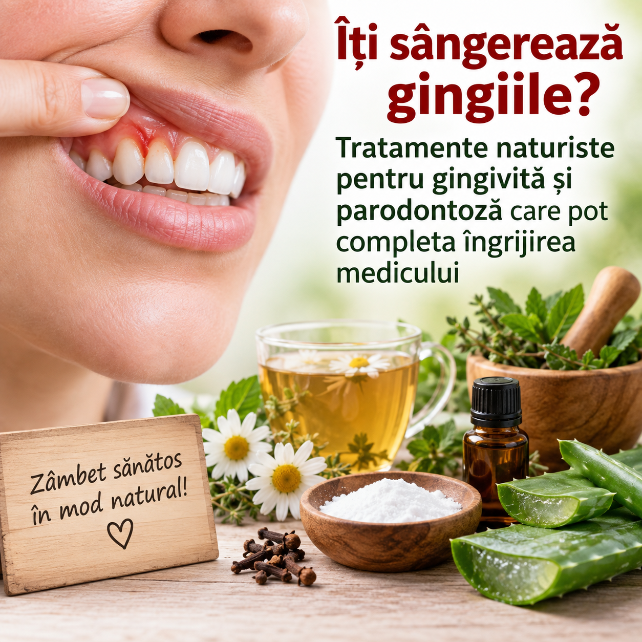 tratamente naturiste gingivita