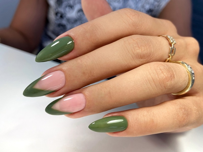 manichiura french verde