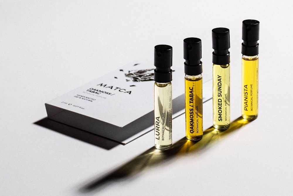 Mostre parfumuri naturale botanice MATCA