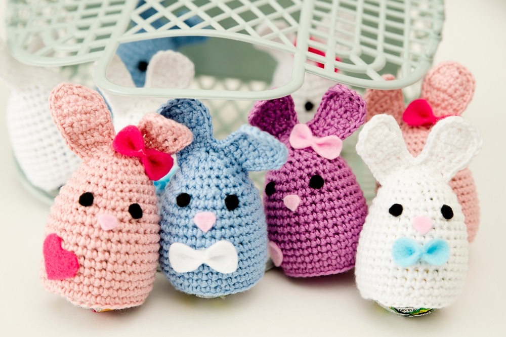 hainute impletite pentru ouale de paste