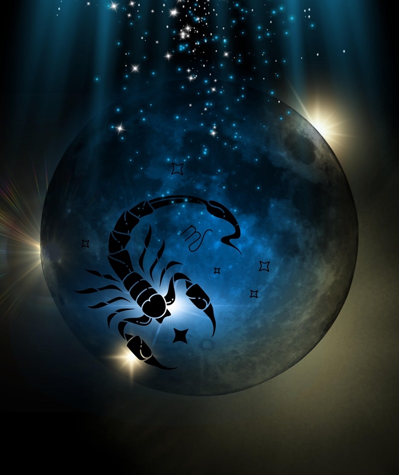 luna plina in Scorpion