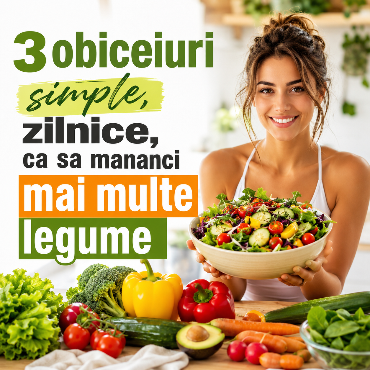 alimentatie sanatoasa: trucuri ca sa mananci mai multe legume
