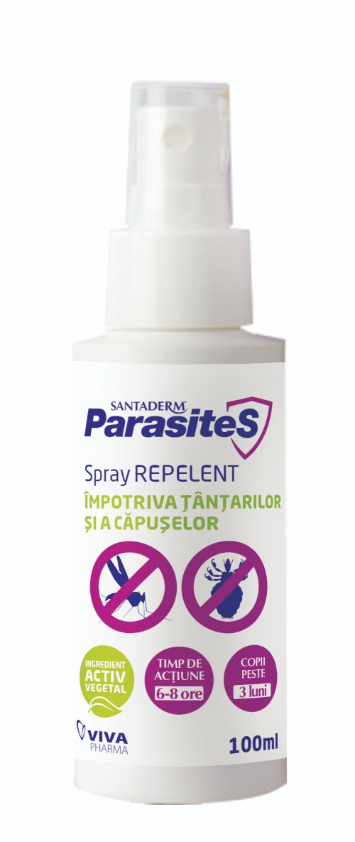 santaderm spray antitantari capuse paraziti
