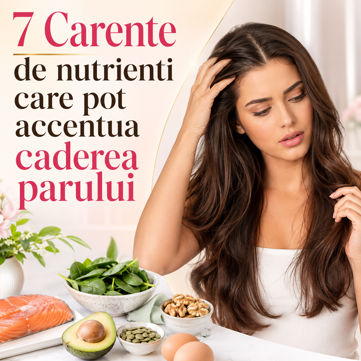 lipsa de vitamine si caderea parului