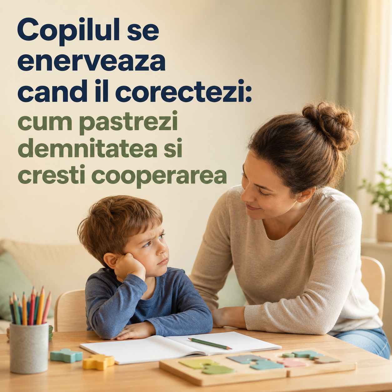 parenting: copilul refuza ajutorul