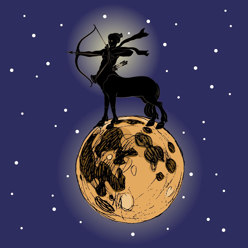 luna plina in Sagetator 23 mai