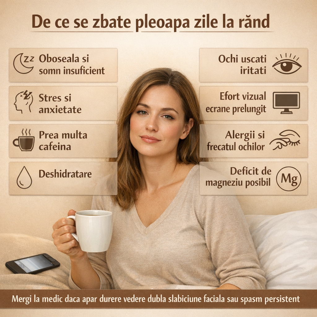 se zbate ochiul se zbate pleoapa cauze