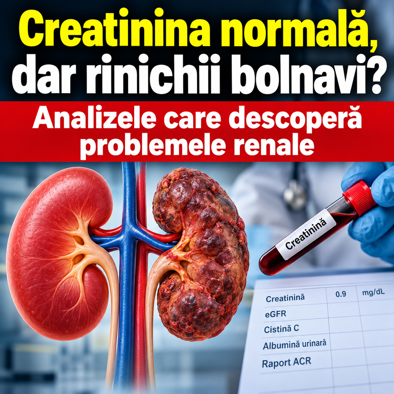 sanatate analize medicale pentru rinichi