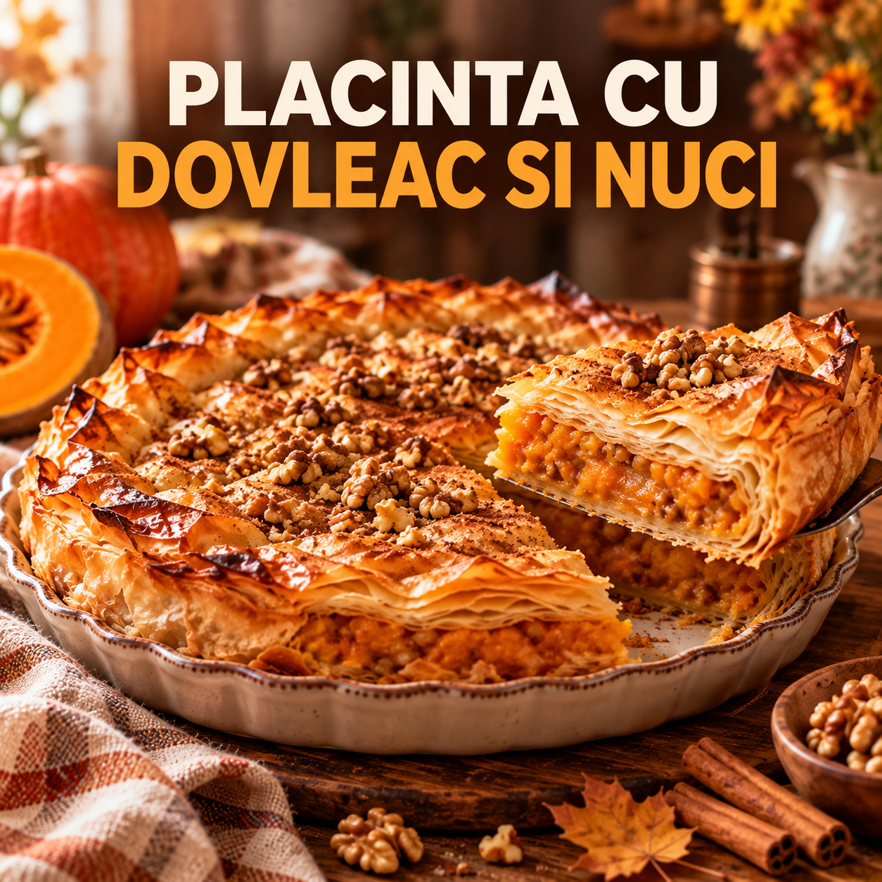 reteta culinare placinta de dovleac