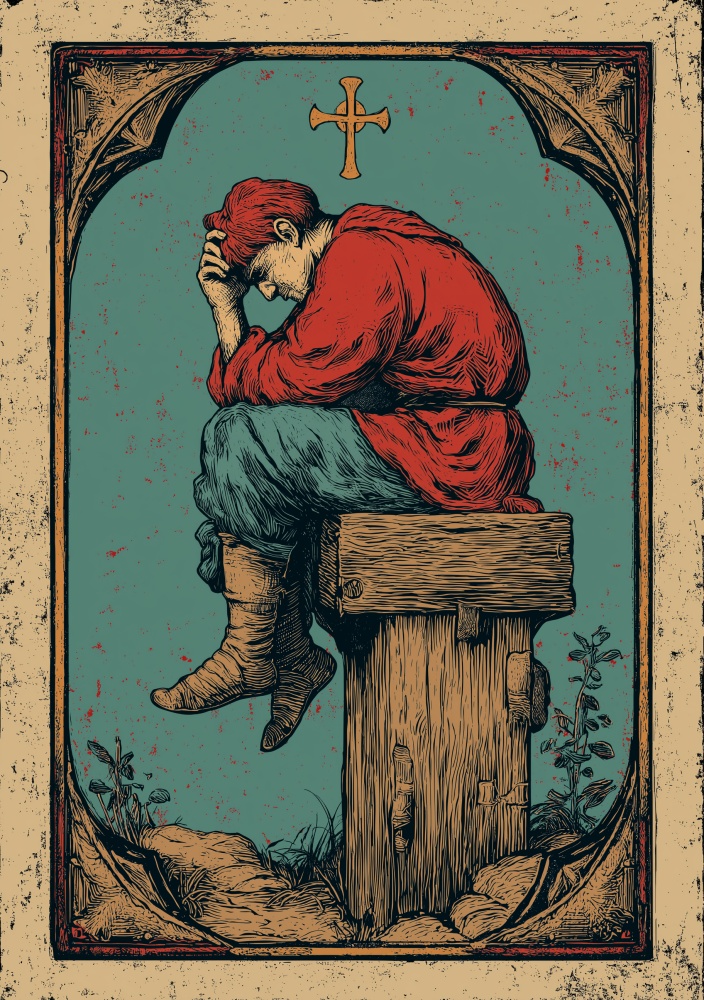 Cartea de Tarot 5 de monede