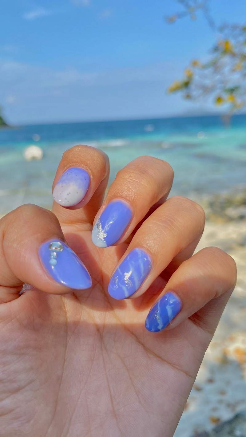 manichiura inspirata de ocean