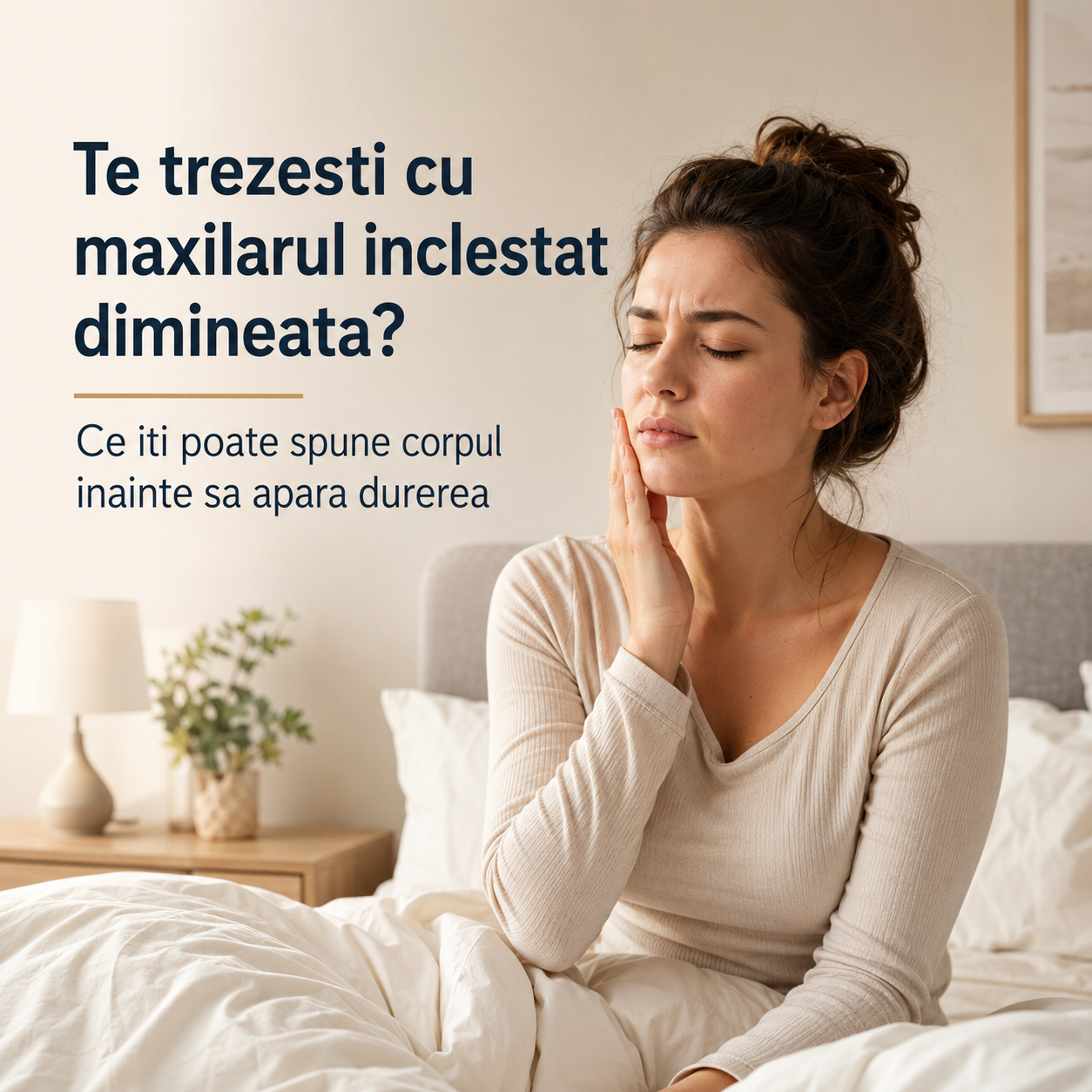 durere de mandibula dimineata la trezire dupa bruxism
