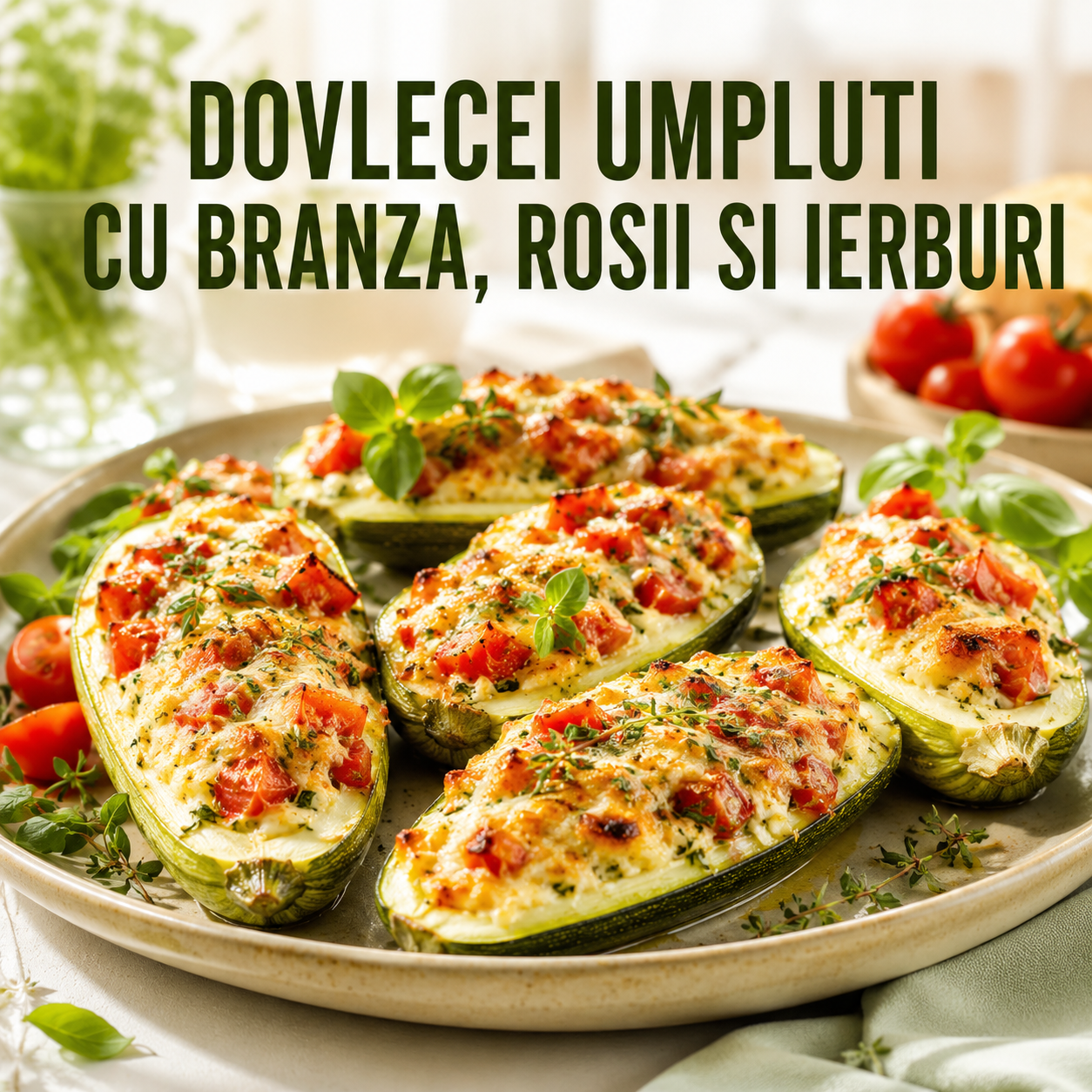 retete culinare dovlecei umpluti cu branza