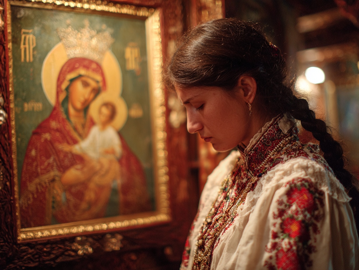 romanca la icoana maicii domnului