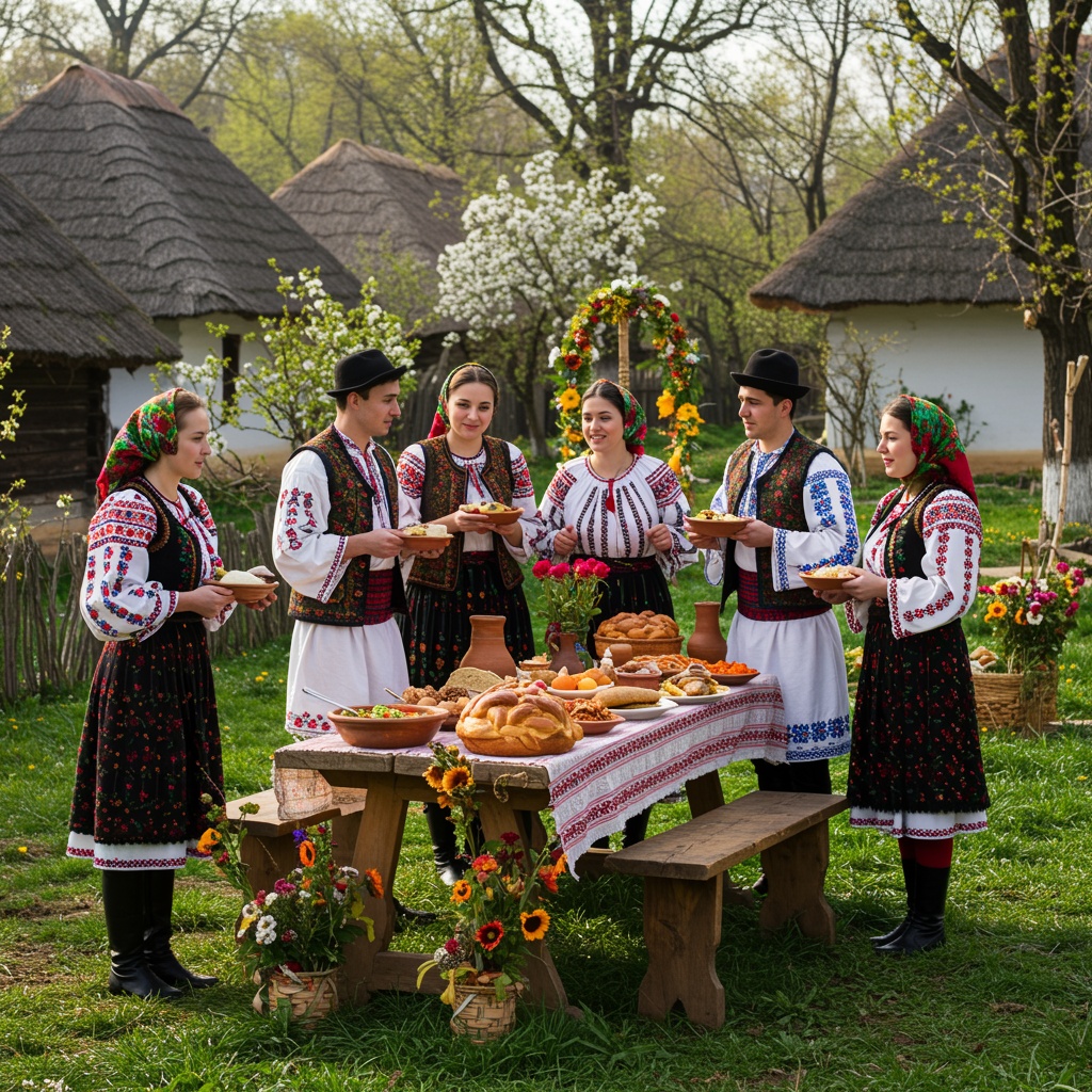 romani care sarbatoresc inaltarea domnului