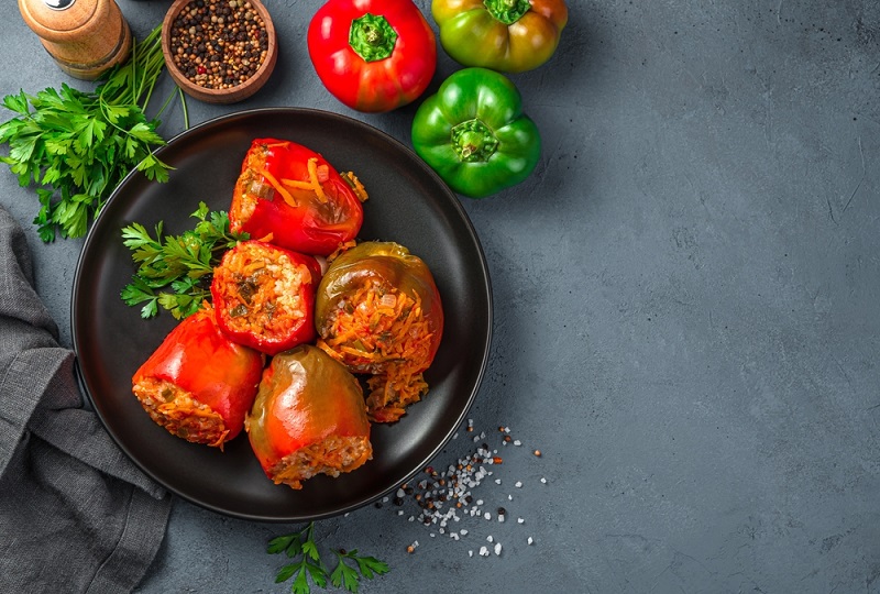 ardei umpluti cu legume