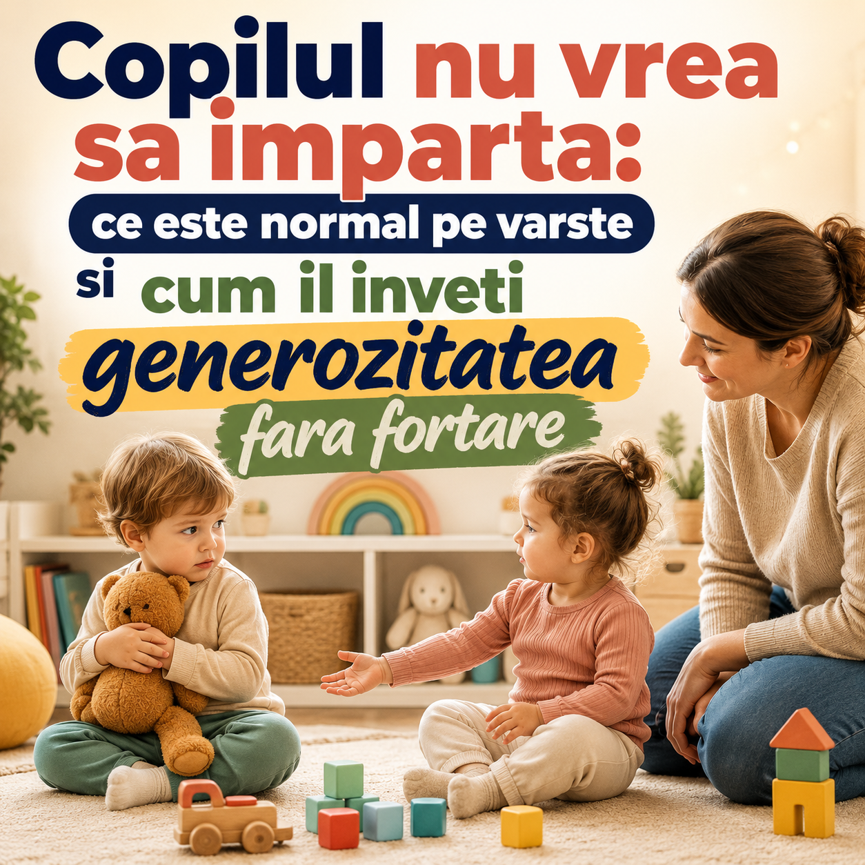 parenting: copilul refuza sa imparta