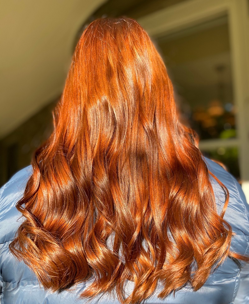 pumpkin copper hair