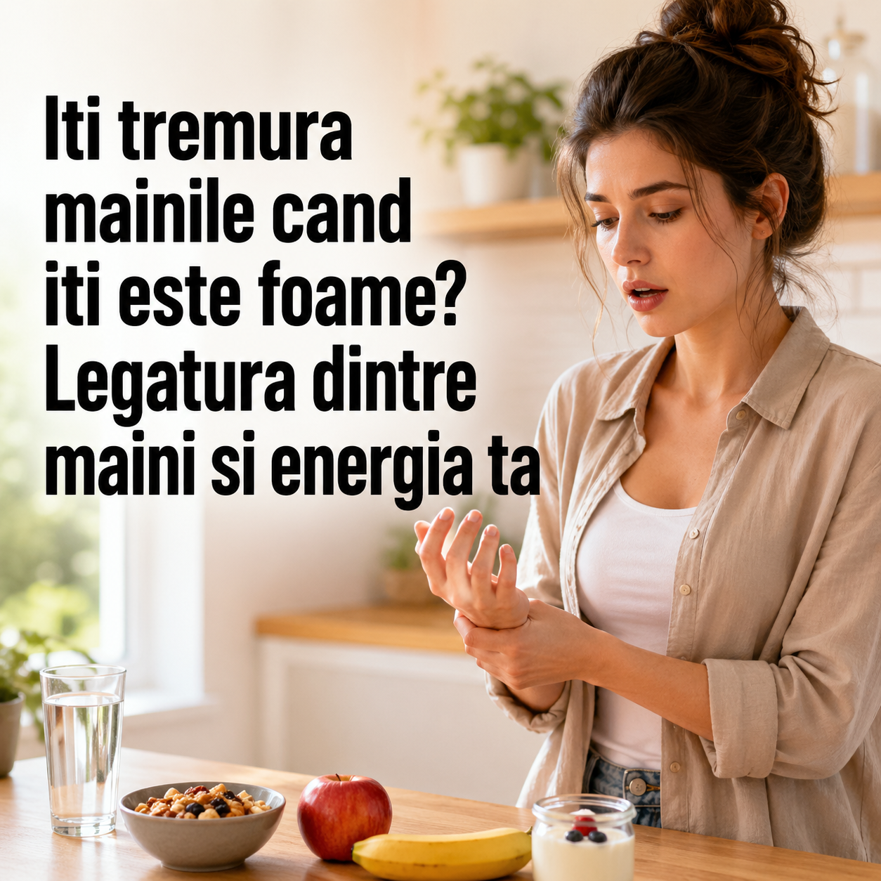 de ce tremura mainile cand iti e foame
