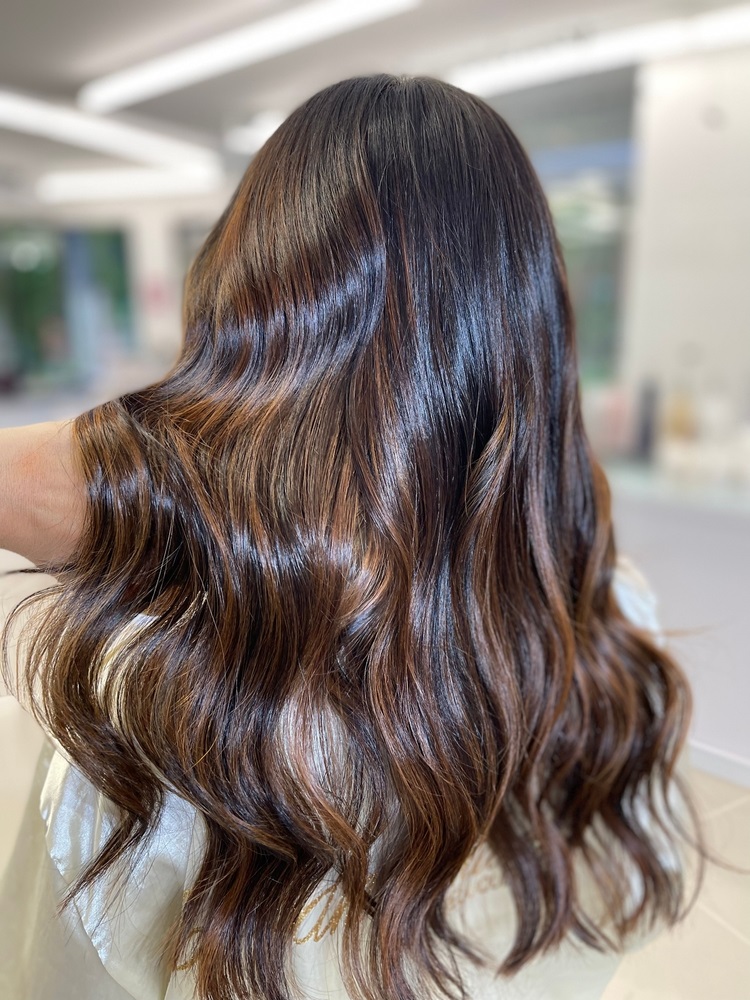 smoked suede brunette
