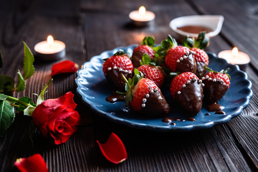 capsuni in ciocolata valentine's day