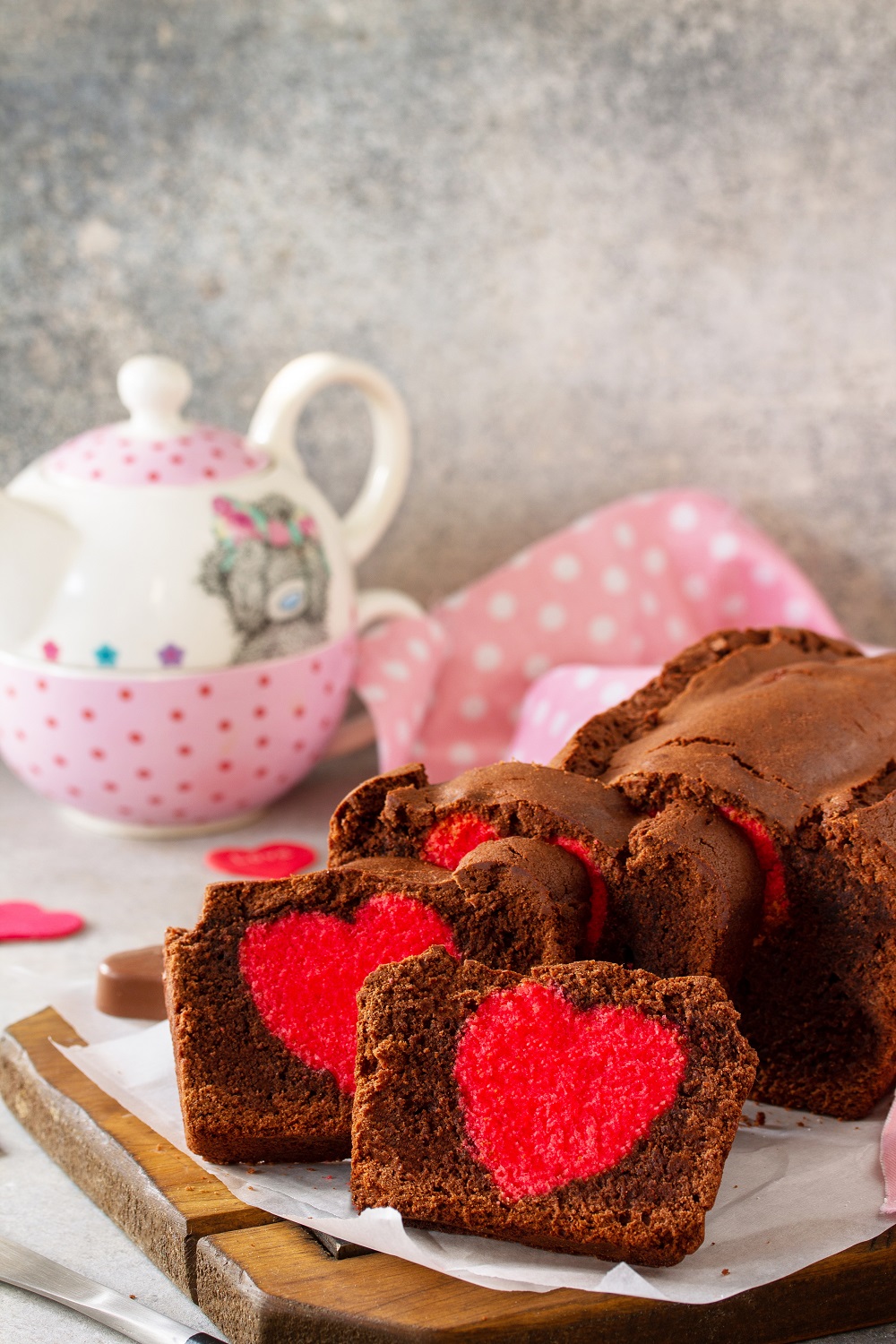 chec negru de valentine's day