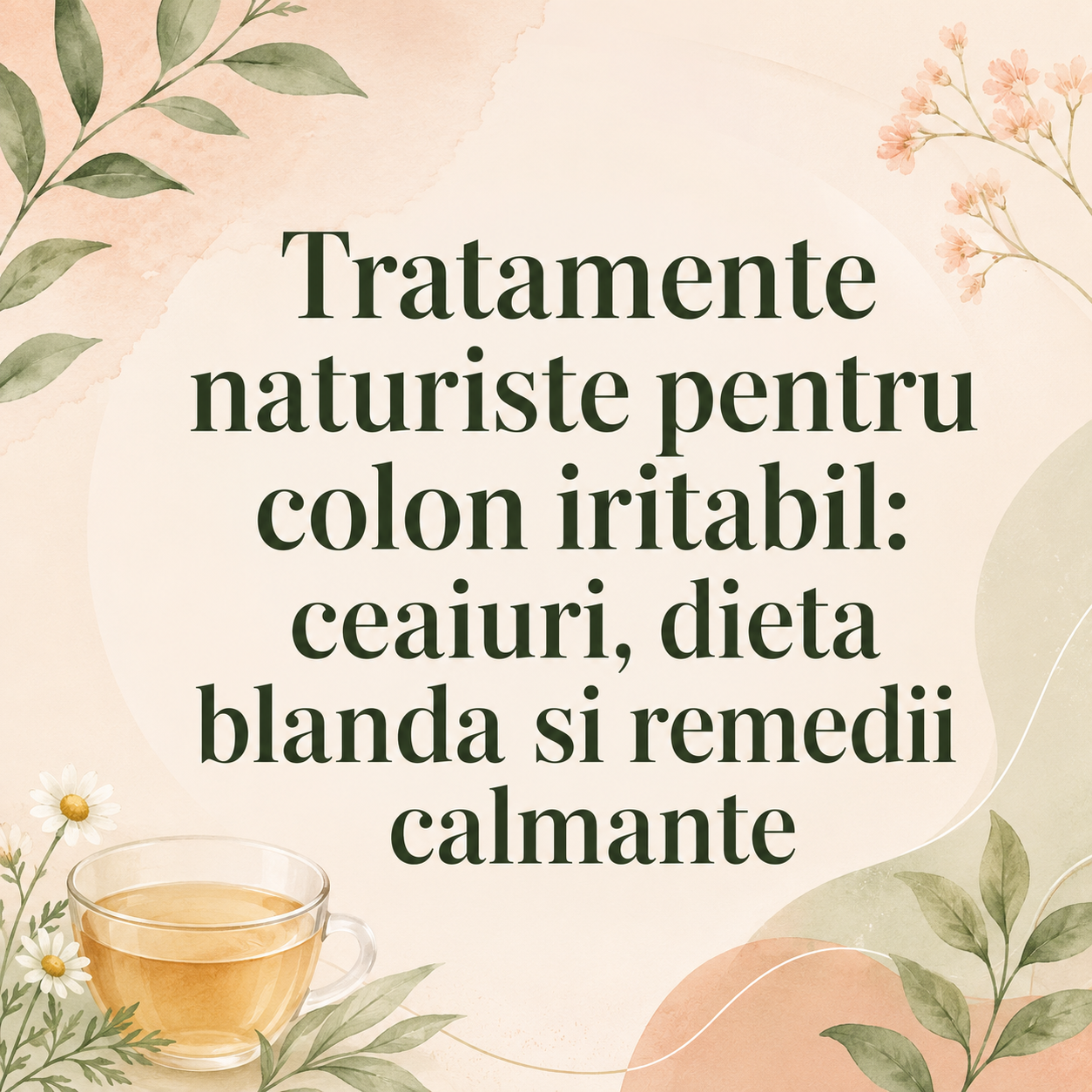 tratamente naturiste pentru balonare si colon iritabil