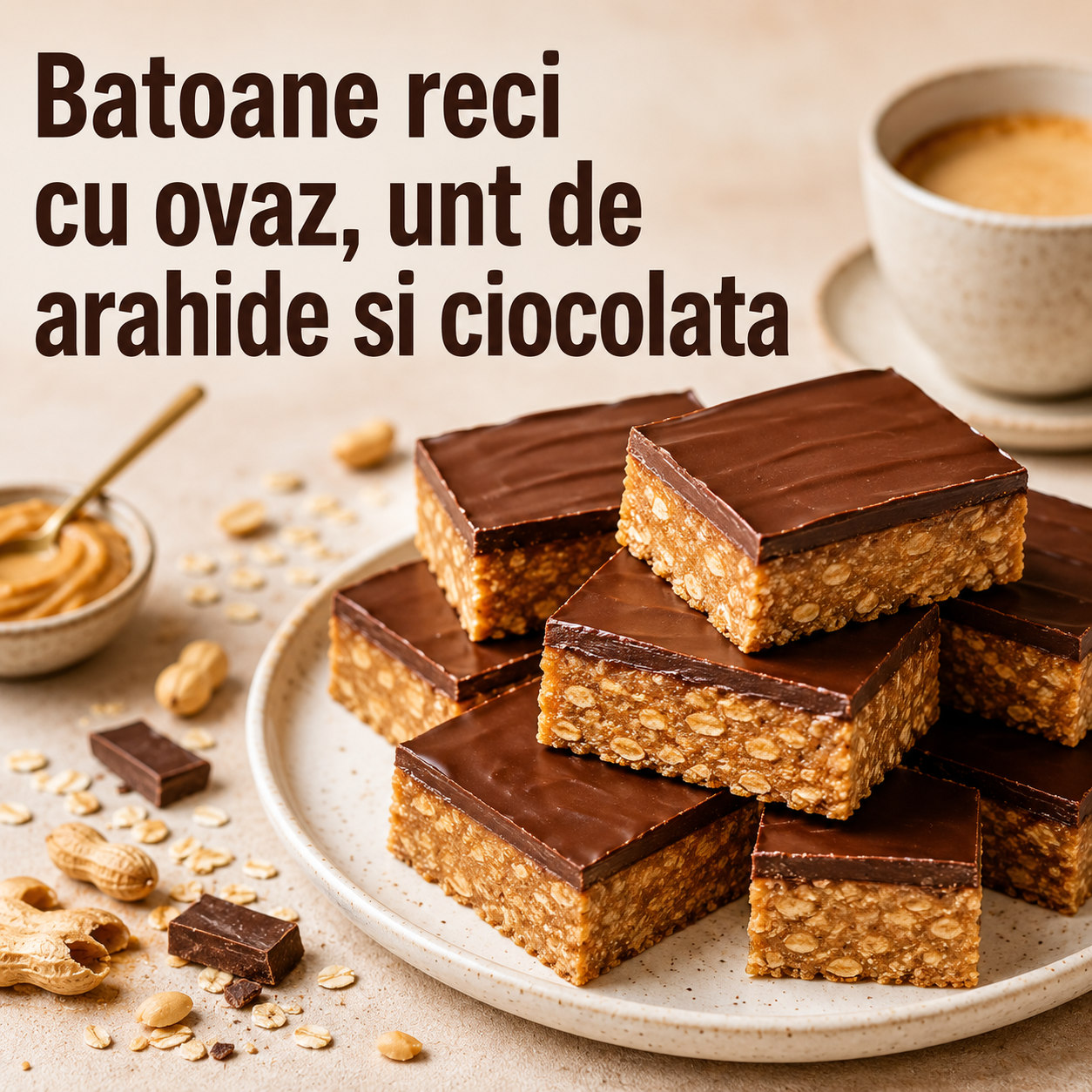 retete culinare: batoane cu ovaz si ciocolata
