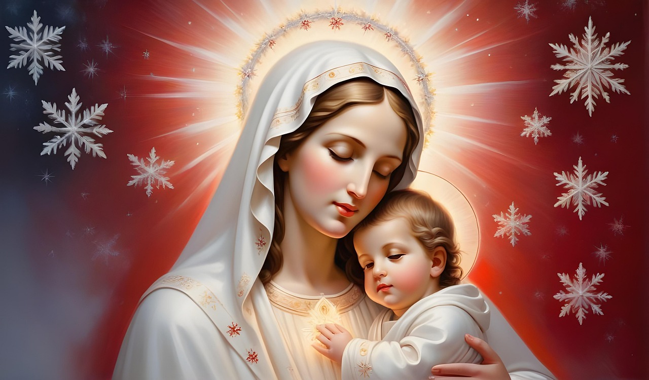 maica domnului cu pruncul