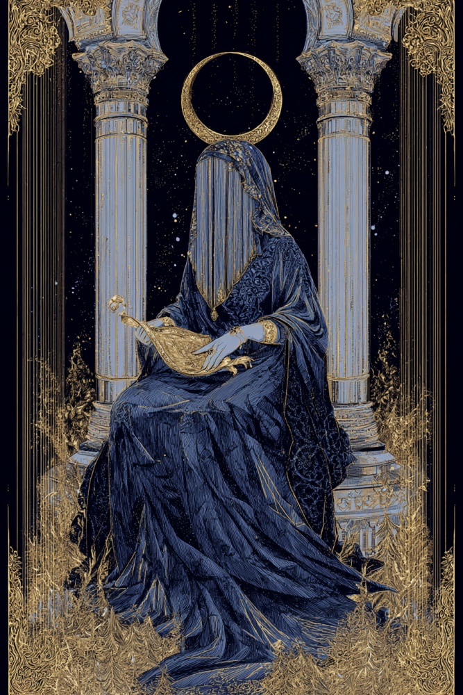 Cartea din Tarot Marea Preoteasa