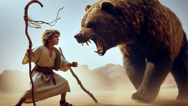 luptandu-se cu ursul in vis