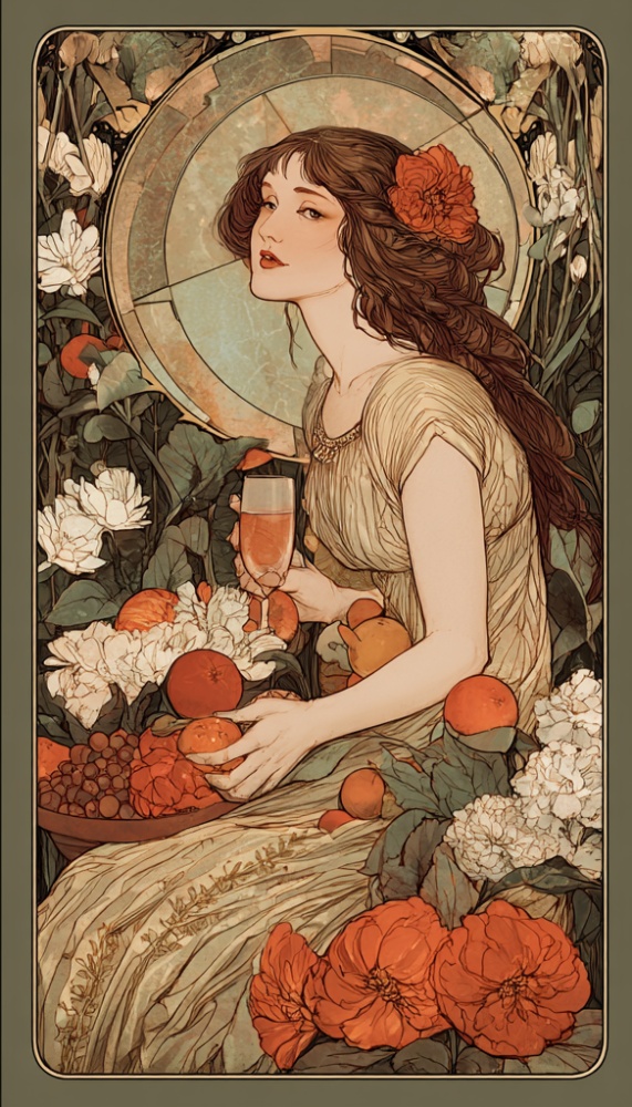 Regina de Cupe, carte din Tarot