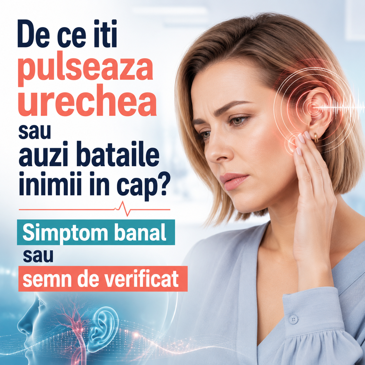 sanatate: ce inseamna cand iti tiuie urechile