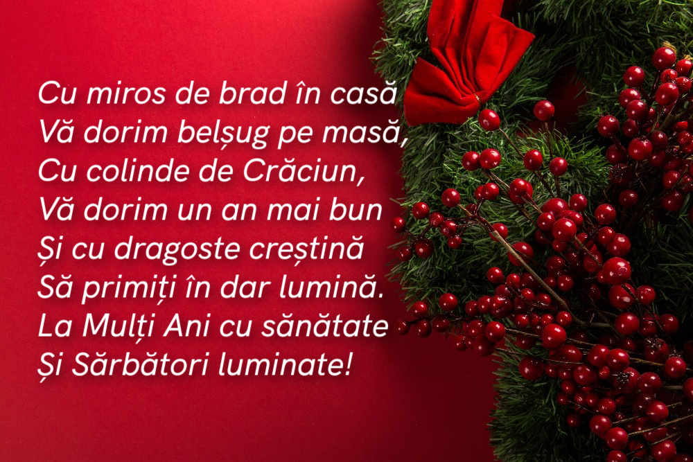 poezii si felicitari de craciun