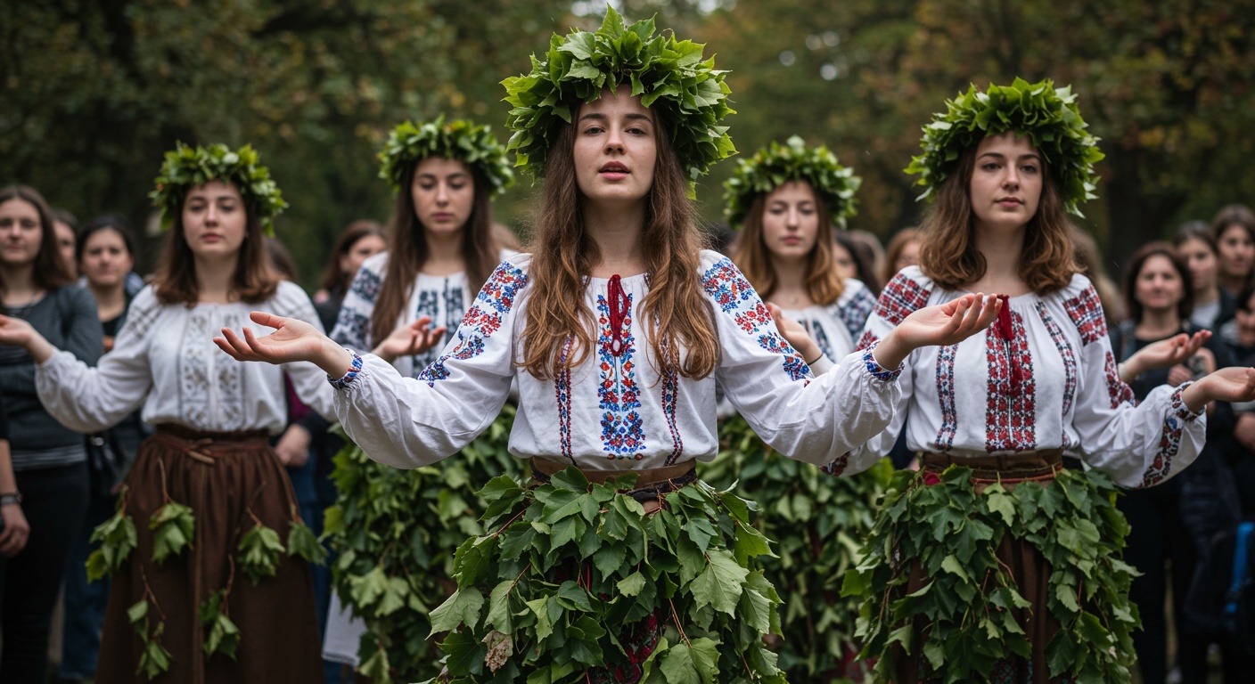 paparude invocand ploaia