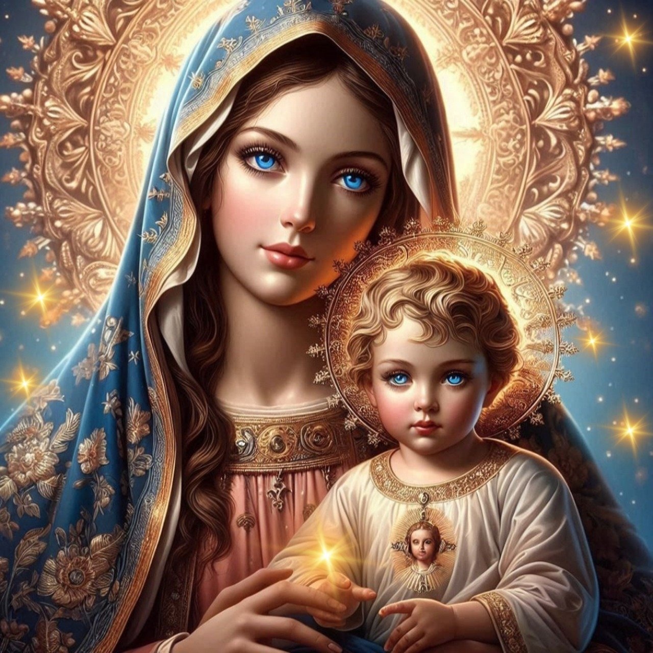 fecioara maria cu pruncul