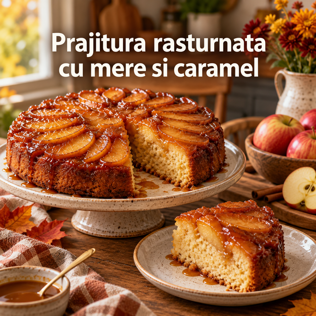 retete culinare desert de toamna prajitura cu mere