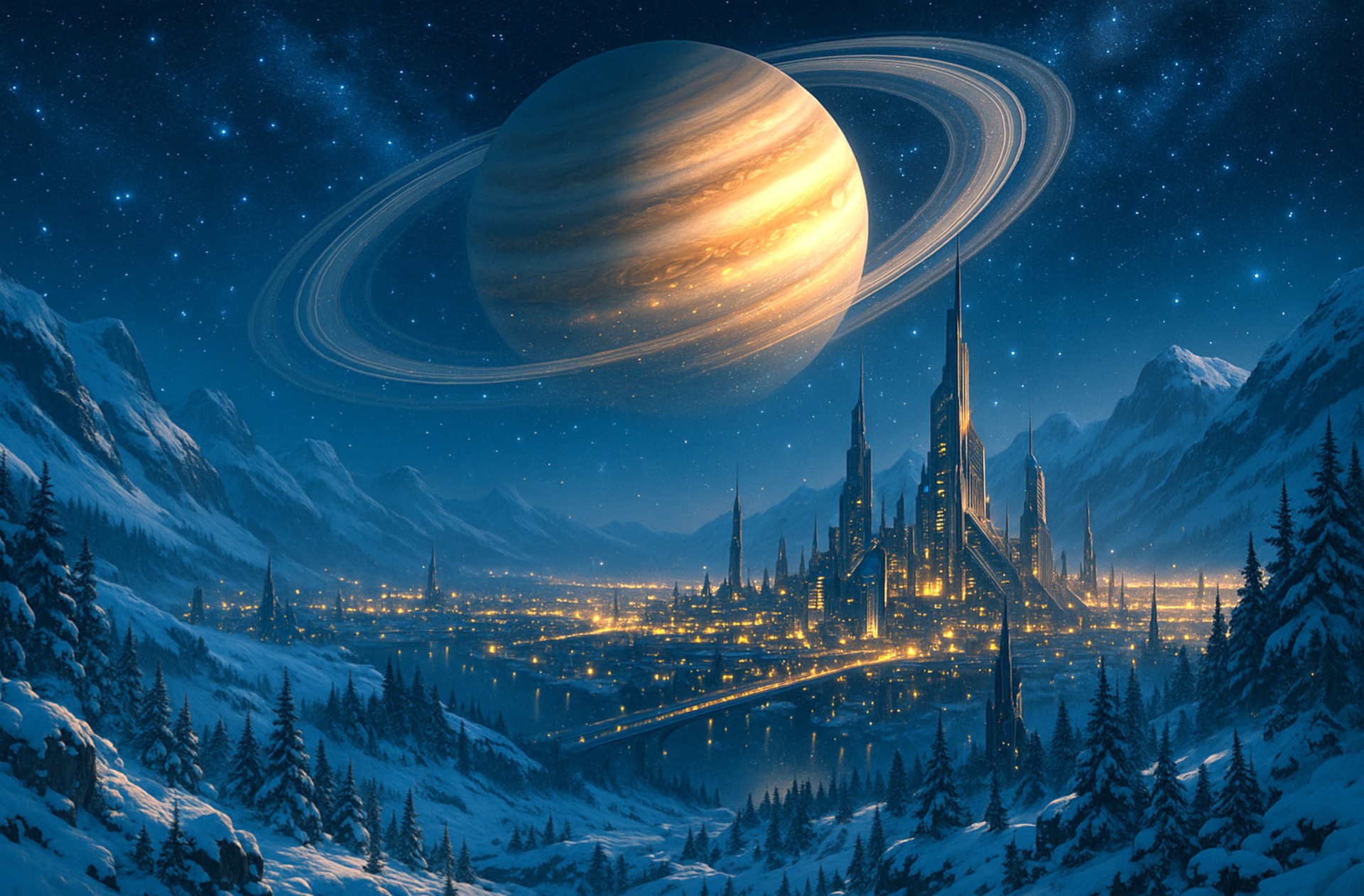 Saturn in opozitie cu Soarele