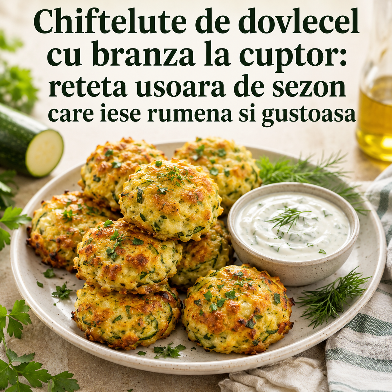 retete culinare chiftelute de dovlecei